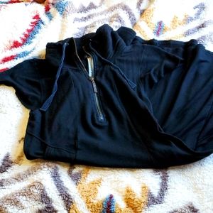 Cute black sweatshirt dress.